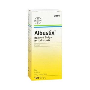 Albustix® Urine Reagent Strip. Qty 12 Tapes