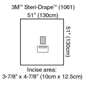 3M Steri- Sterile Medium EENT Drape