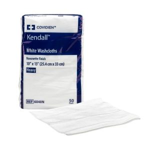 Kendall White Washcloth