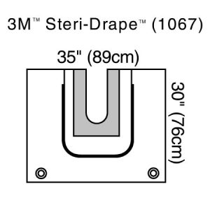 3M Steri- Sterile U-Pouch Orthopedic Drape