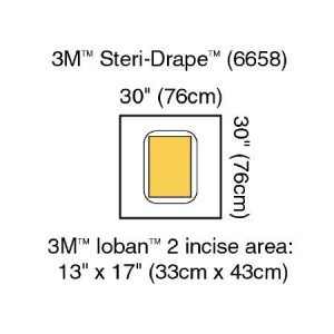 3M Steri- Sterile Large Pouch Surgical Drape