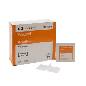 Webcol Alcohol Prep Pad