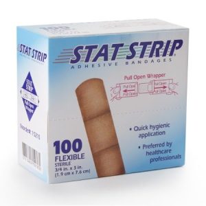 American® White Cross Stat Strip® Adhesive Strip