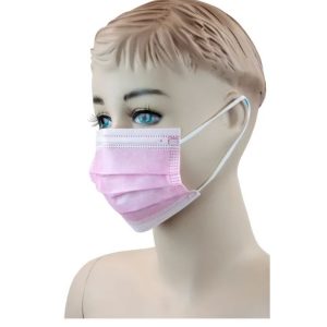 Child Face Masks with Ear Loop - Pink