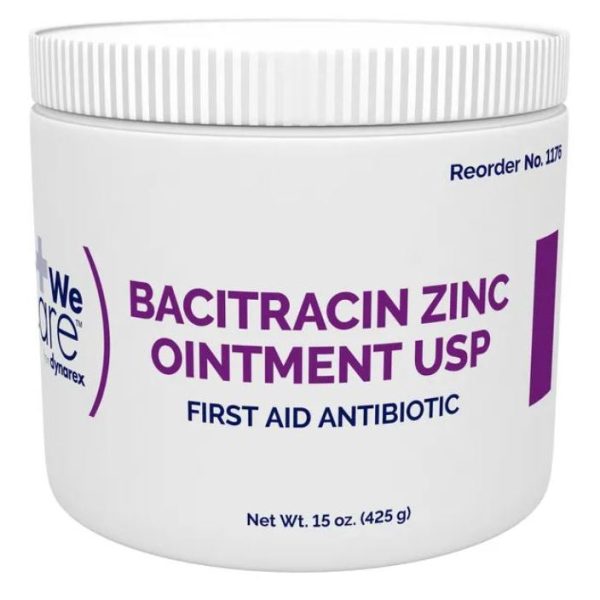 Bacitracin Zinc Ointment 15 oz. Jar