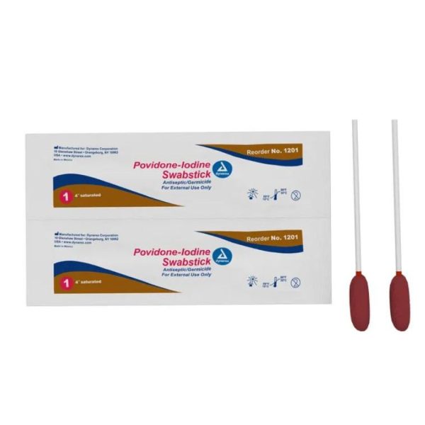 Povidone-Iodine Swabsticks