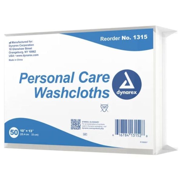 Personal Care Washcloths 10 x 13in