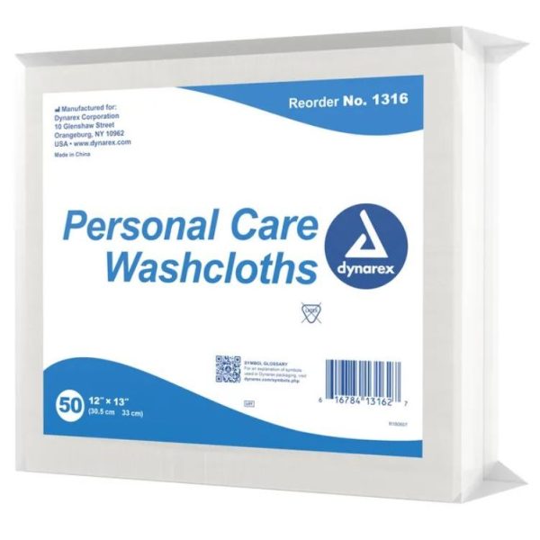 Personal Care Washcloths 12 x 13in