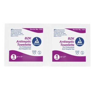 BZK Antiseptic Towelettes - 5 x 7in