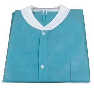 Lab Coat w/ Pockets: TEAL XLarge