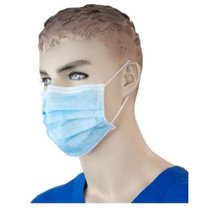 Procedure Face Mask with Ear Loop - Blue