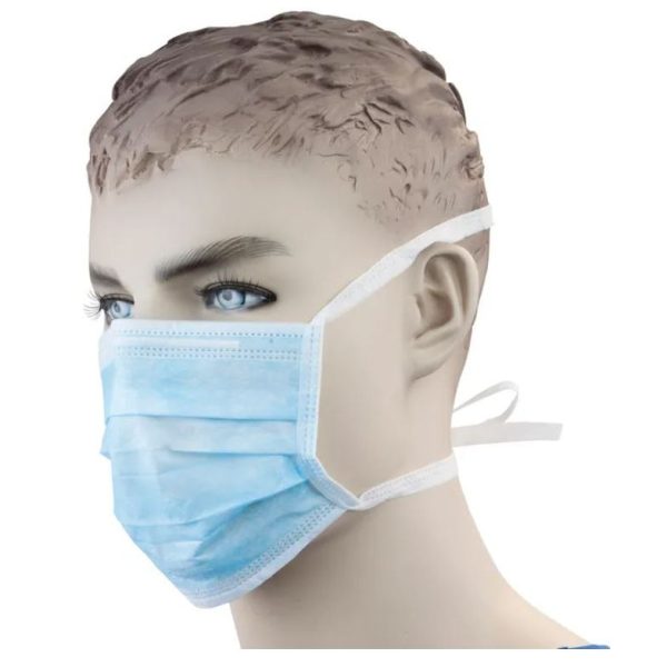 Surgical Face Mask with Ties - Blue