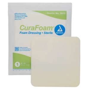 CuraFoam Foam Dressing - 2"x2"