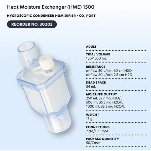 Heat Moisture Exchanger (HME) 1500