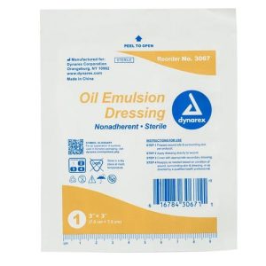 Oil Emulsion Dressing - 3"x3"