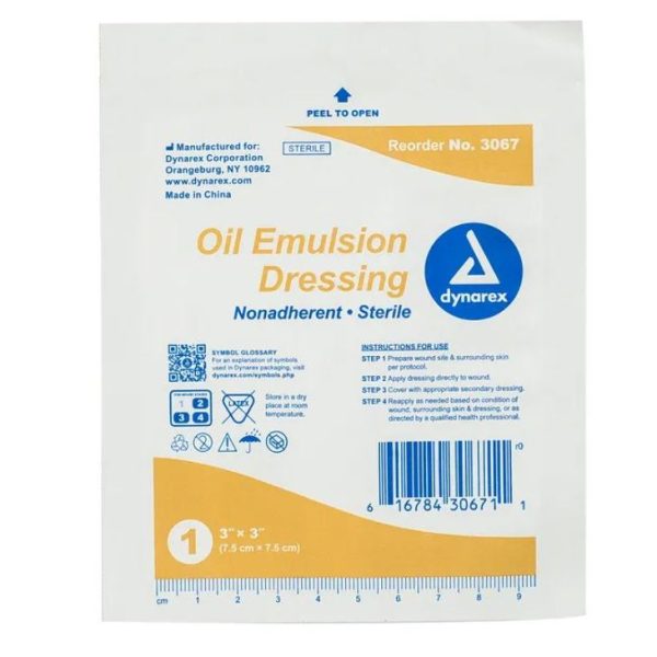 Oil Emulsion Dressing - 3"x3"