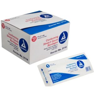 Stretch Gauze Bandage Roll - 4"