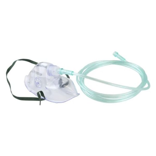 Standard Oxygen Mask  Medium-Concentration w/ 7ft (2.1 m) Tubing with Universal Connector  Adult