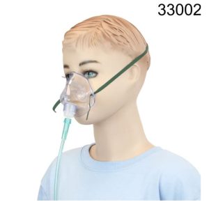 Standard Oxygen Mask  Medium-Concentration w/ 7ft (2.1 m) Tubing with Universal Connector  Pediatric