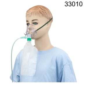 Standard Oxygen Mask  High-Concentration w/ 7ft (2.1m) Tubing with Standard Connector and 600 mL Reservoir  Bag  Pediatric