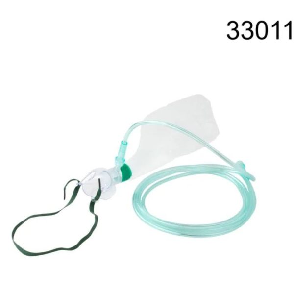 Standard Oxygen Mask  High-Concentration w/ 7ft (2.1m) Tubing with Standard Connector and 600 mL Reservoir  Bag  Infant