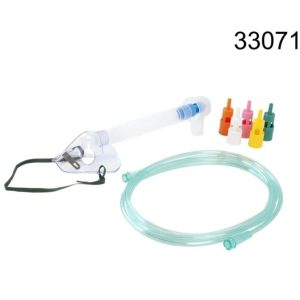 Venturi Select A Vent Elongated Mask w/ 6 Dilutors and 7ft (2.1m) Tubing with Standard Connector  Pediatric