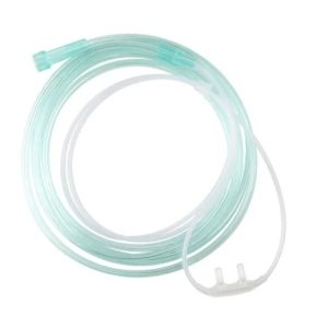 Nasal Oxygen Cannula  Cushion Tip w/ 50ft (15.24m) Tubing with Universal Connector  Adult