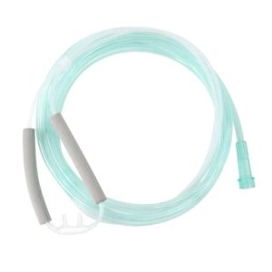 Nasal Oxygen Cannula  Cushion Tip w/ Ultra Soft Ear Foam and 25ft Tubing with Standard Connector  Adult