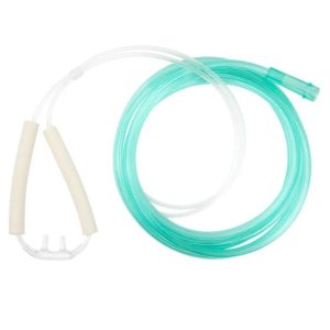 Nasal Oxygen Cannula  Cushion Tip w/ Advantage Ear Foam and 25ft (7.6 m) Tubing with Standard Connector  Adult