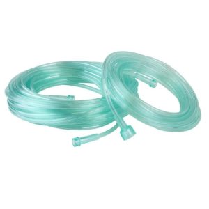 Oxygen Supply Tubing  50ft (15.24m) Crush Resistant Tube w/ Standard Connector. Qty 10 Connectors