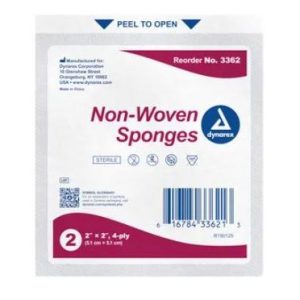 Non-Woven Sponge Sterile 2's