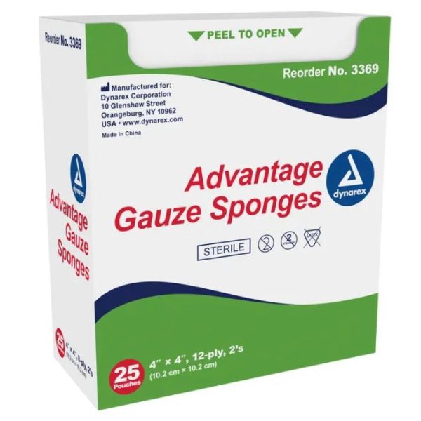 Advantage Gauze Sponge - Sterile 4"x 4"