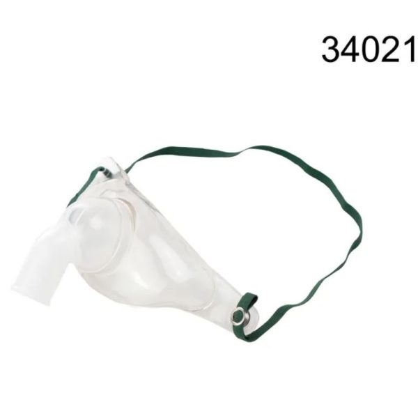 Tracheostomy Mask with Swivel Tubing Connector and One Side Snap  Adult