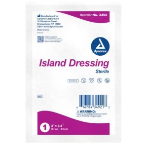 Island Dressing Sterile (indv. bagged) 2'' x 3.5''