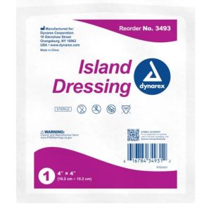 Island Dressing Sterile 4'' x 4''