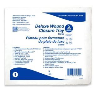 Deluxe Wound Closure Trays. Qty 10 Trays