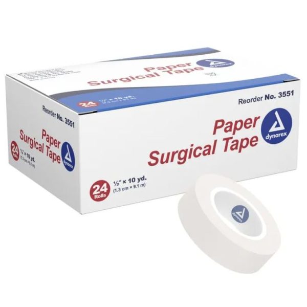 Paper Surgical Tape 1/2'' x 10 yds