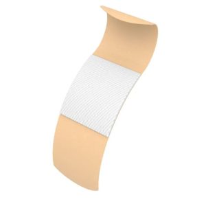 Sheer Plastic Adhesive Bandages  Sterile 3/4'' x 3''