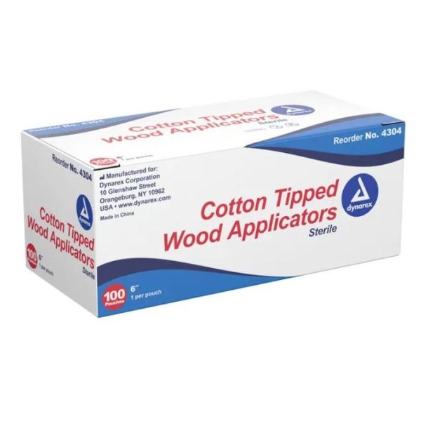 Cotton Tipped Wood Applicators Sterile 6''