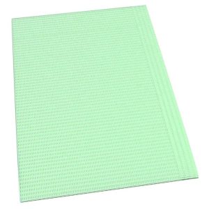 Dental Bibs - Mint Green 17 3/4'' x 12 7/8''