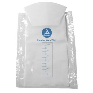 Emesis Bag with Hand Protection White