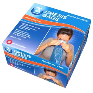 Emesis Bag -  5bags/box Blue