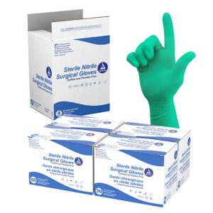 Sterile Nitrile Surgical Gloves- Powder-Free (Pairs) -  Size 9