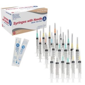 Syringes With Needle - 3cc - 22G