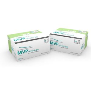 MVP Vet U-40 Insulin Syringes 29G x .5cc 1/2 in. (12.7mm)