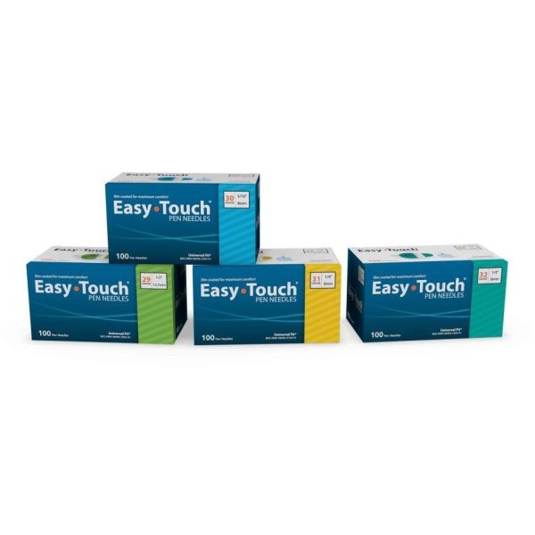 Easy Touch Pen Needles 32 G - 5/32 in. (4mm) Qty 8 Boxes/100 Pens Needles per box