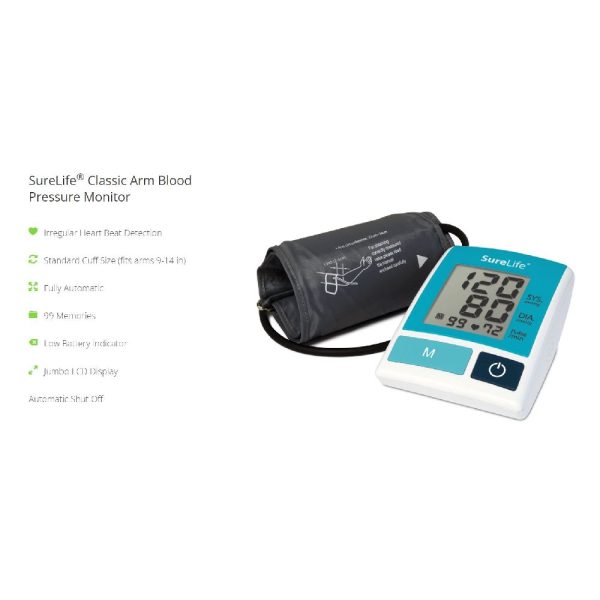 SureLife  Arm Blood Pressure Monitor (w/Standard Cuff)