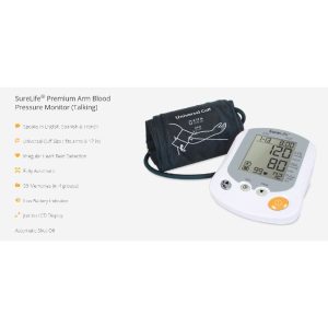 SureLife Talking Arm Blood Pressure Monitor (w/Universal)