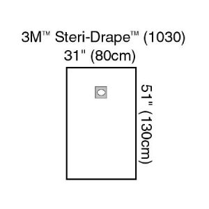 3M Steri- Sterile Aperture EENT Drape