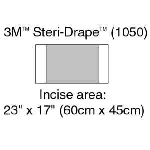 3M Steri- Sterile Large Incise Surgical Drape